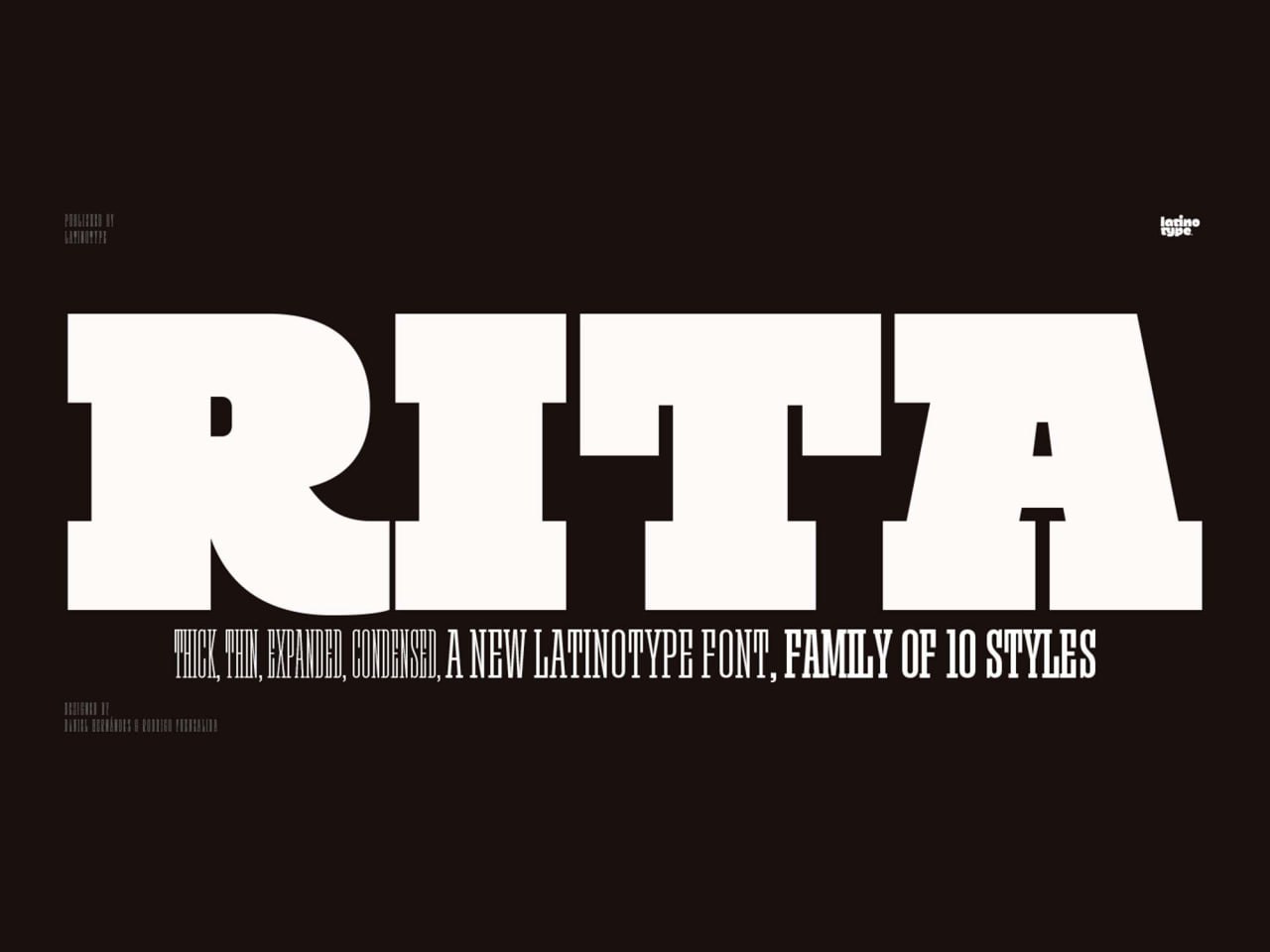 دانلود فونت انگلیسی Rita