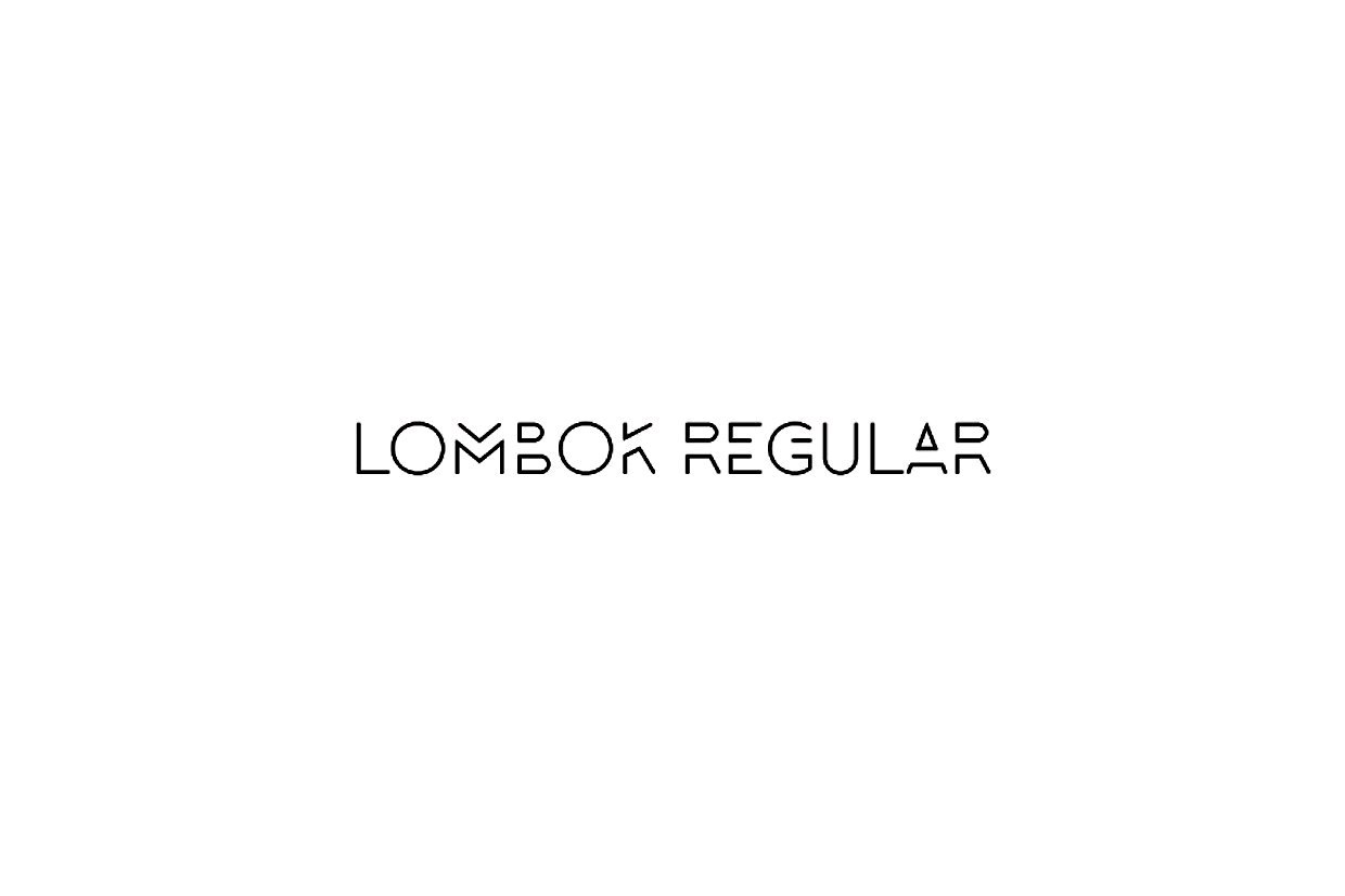 دانلود فونت انگلیسی lombok