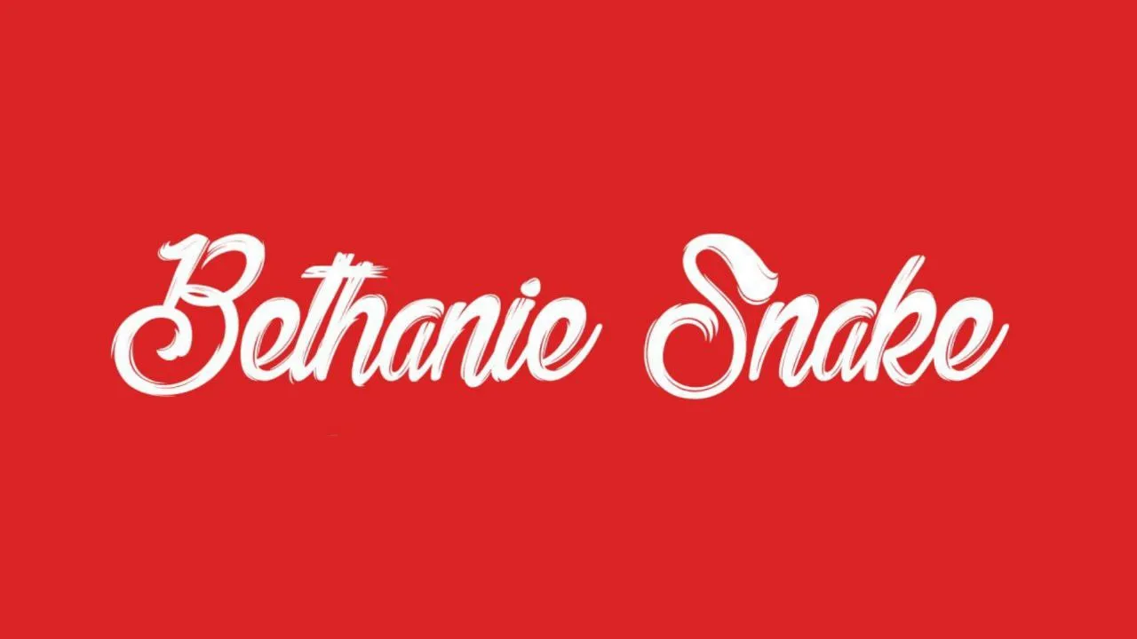 دانلود فونت انگلیسی رایگان Bethanie Snake