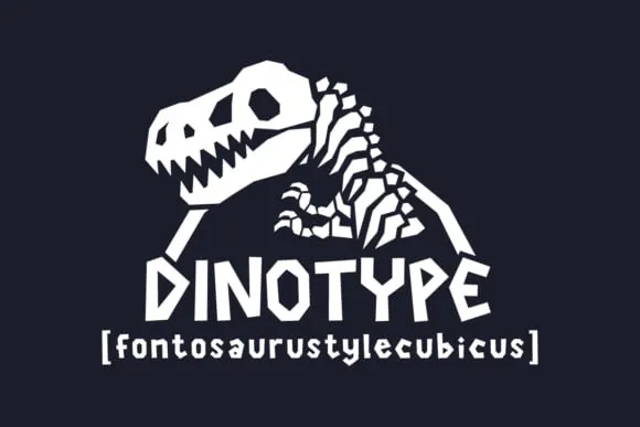دانلود فونت انگلیسی رایگان Dinotype