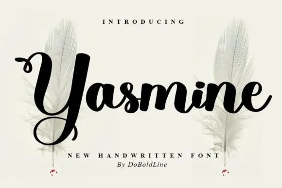 دانلود فونت انگلیسی yasmine script - فروشگاه فونت گراپیک