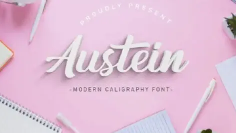 فونت Script دانلود فونت انگلیسی Austein Script - فروشگاه فونت گراپیک